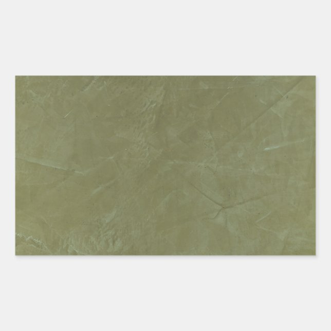 Sticker Rectangulaire Vert Uni (Devant)