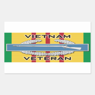 Sticker Rectangulaire Vétéran de CIB Vietnam