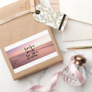 Sticker Rectangulaire Vibes côtières