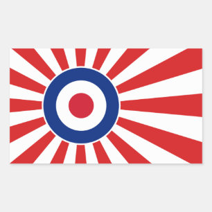 Sticker Rectangulaire Vibrant Roundel Mods