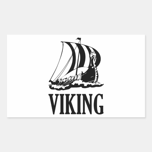 Sticker Rectangulaire Viking (Devant)