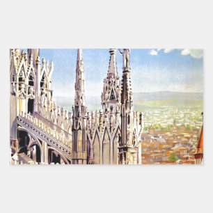 Sticker Rectangulaire Vintage