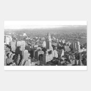 Sticker Rectangulaire Vintage New York