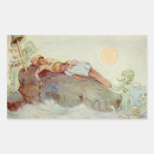 Vintage Peter Pan et Wendy Asleep avec sirènes