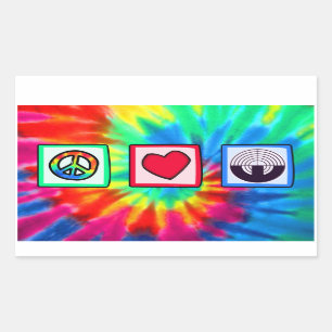 Sticker Rectangulaire Violet tir sportif