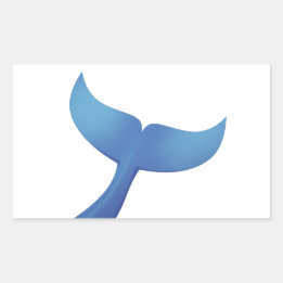 Sticker Rectangulaire Voile de baleine à bosse V2