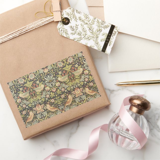 Sticker Rectangulaire Voleurs de fraises Ensemble de mariage vintage (Cadeaux)