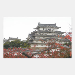 Sticker Rectangulaire Voyage Château Himeji