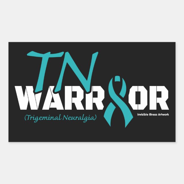 STICKER RECTANGULAIRE WARRIOR...TN (Devant)