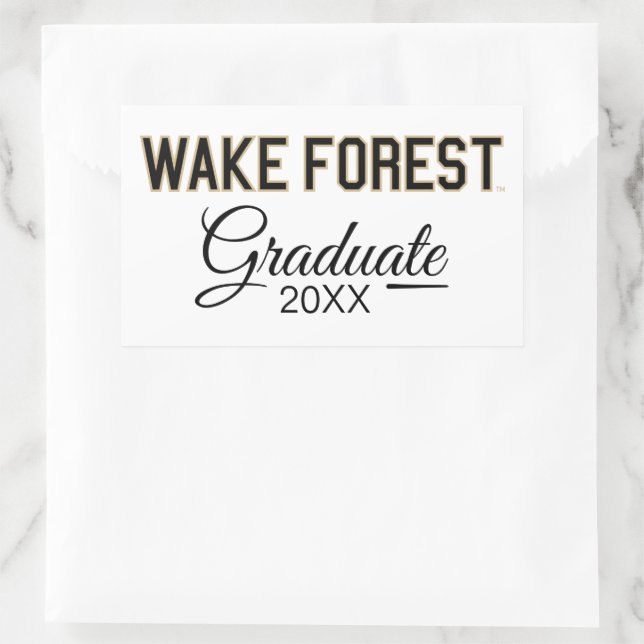 Sticker Rectangulaire WFU | Wake Forest (Sac)