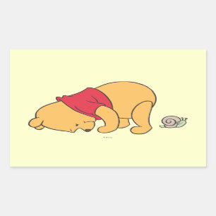 Sticker Rectangulaire Winnie l'Ooh 4