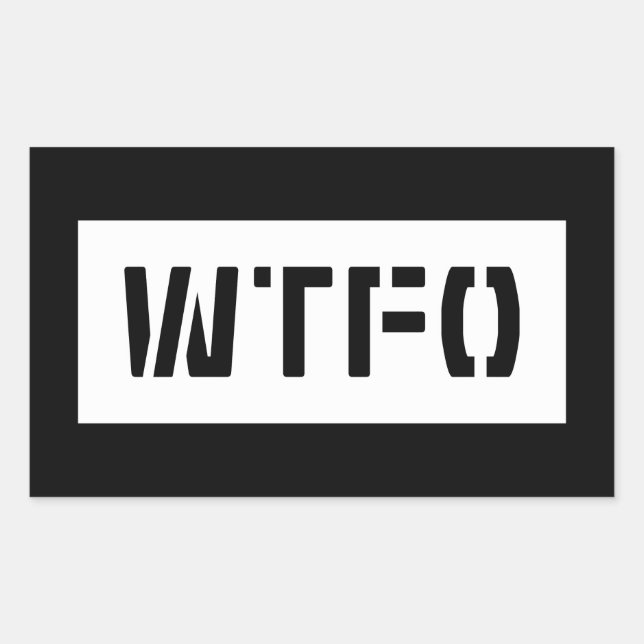 STICKER RECTANGULAIRE WTFO (Devant)