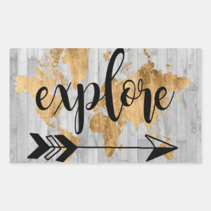 Sticker Rectangulaire Young Explorer V