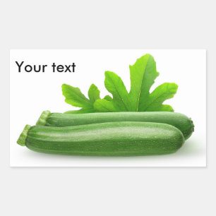 Sticker Rectangulaire Zucchini
