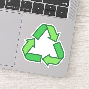 Sticker Recyclage symbole de recyclage vert