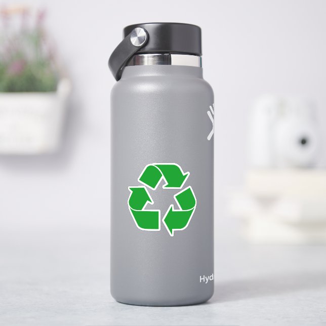 Sticker Recycling Symbol - Green (HydroFlask)