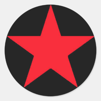 Sticker Red Jammer Star