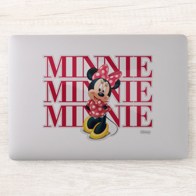 Sticker Red Minnie| Nom (Ordinateur)