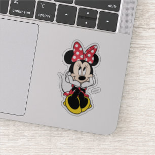 Sticker Red Minnie   Tête dans les mains