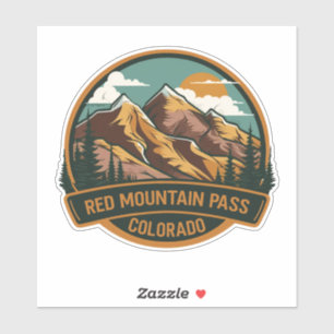 Sticker Red Mountain Pass - Colorado