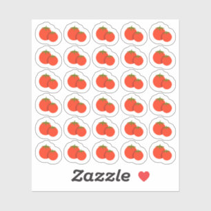 Sticker Red Tomato Fruit Veggie Food Planner de cuisine