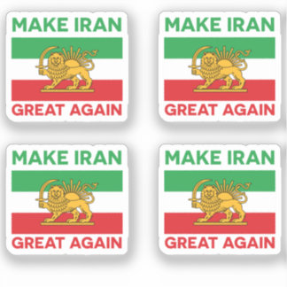 Sticker Refaire grande l'Iran Perse II