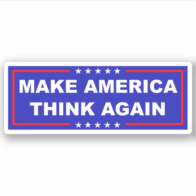 Sticker Réflexion de l'Amérique (Devant)