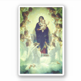 Sticker Regina Angelorum - William-Adolphe Bouguereau