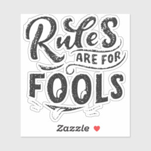 Sticker Règles