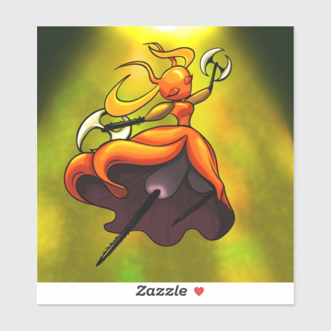 Sticker Reine des Skarr (Feuille)