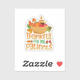 Sticker remerciant pour mes patients tombent après l'épiso