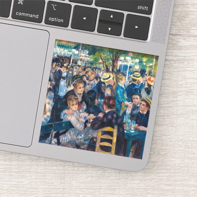 Sticker Renoir - Danse au Moulin de la Galette (Détail)