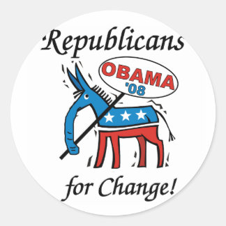 Sticker Républicain Pour Le Changement