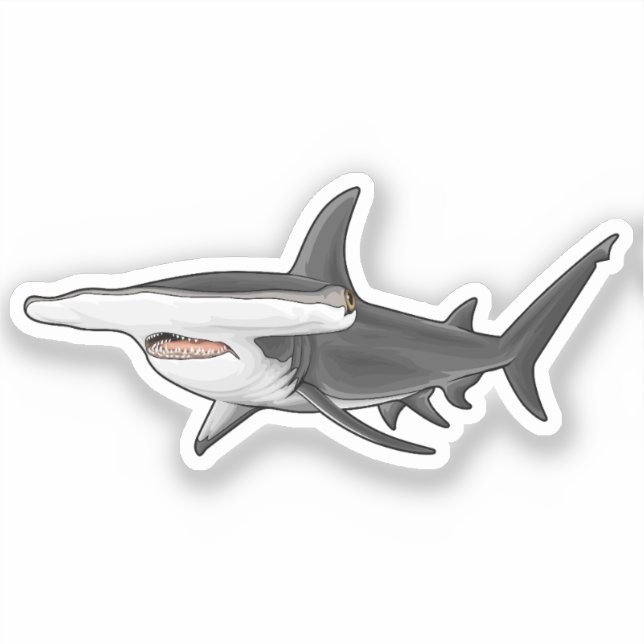 Sticker requin marteau (Recto)