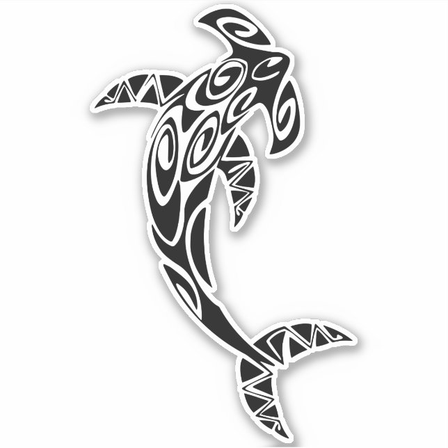 Sticker requin marteau (Devant)