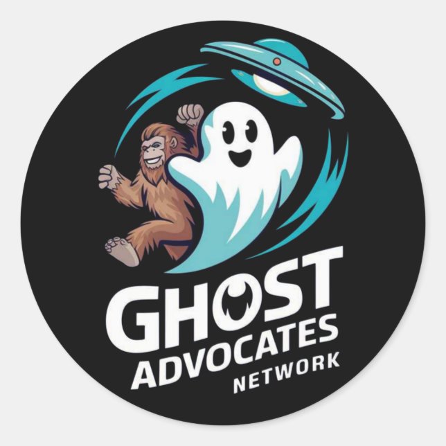 Sticker réseau Ghost Advocate (Devant)