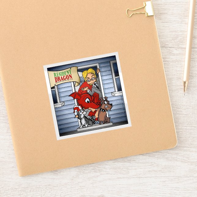 Sticker Resident Dragon Original Character Cast Group (Carnet)