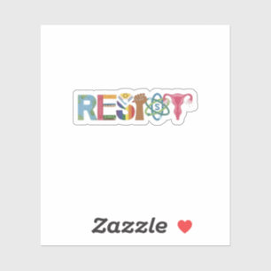 Sticker Résister à la résistance des chemises combattre la