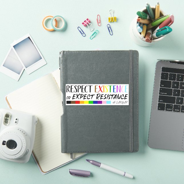 Sticker respect Resistance LGBTQ+ (Couverture iPad)
