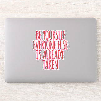 Sticker Respectez votre caractère unique