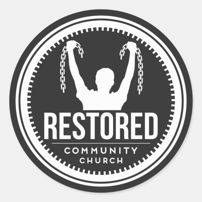 Sticker restauré (Chaînes de rupture) (Devant)