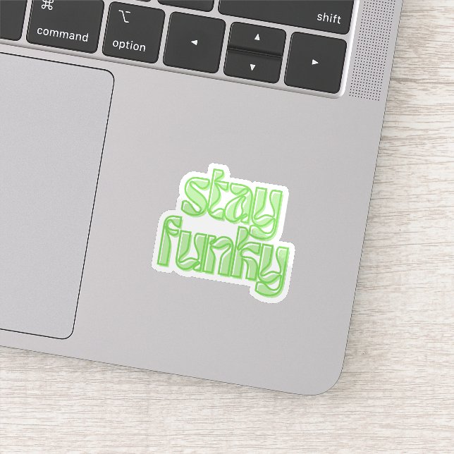 Sticker Restez funky (Détail)