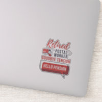 Retraité Mailman Postal Worker Retraite Funny