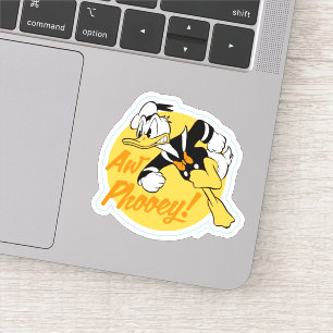 Sticker Rétro Badge Donald Duck "Oh zut alors"