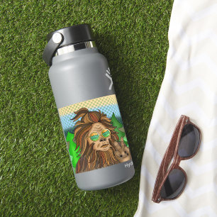 Sticker Retro Bigfoot Vintage Colours Sasquatch Pop Art
