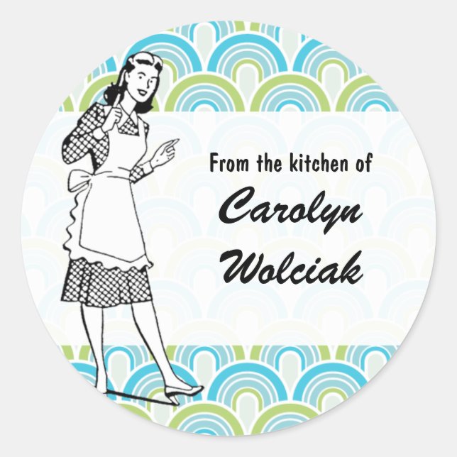 Sticker rétro "From the Kitchen" (Devant)