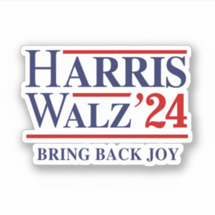 Sticker Retro Harris Walz '24 - Ramenez la joie