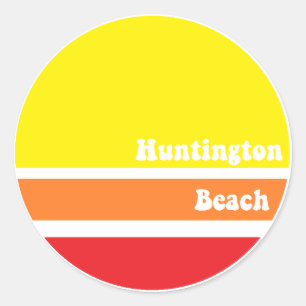 sticker rétro Huntington Beach