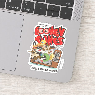 Sticker Rétro LOONEY TUNES™ Éclatant de la télévision