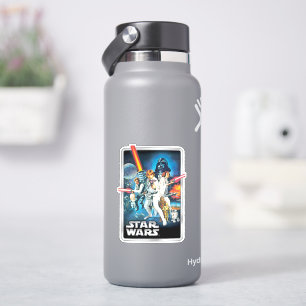Sticker Rétro Luke Skywalker, Leia, & Han Solo Cinématogra